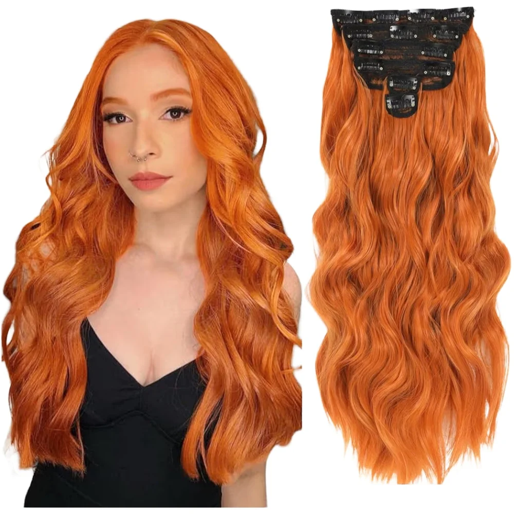 Amazon Fiery Red Hair Extensions